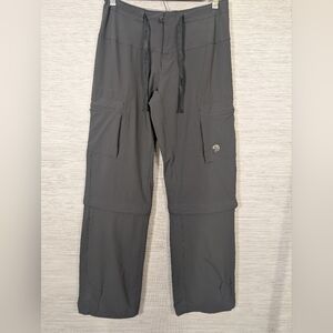 Mountain Hardwear Women's Yuma Convertible Hiking Pants Grill Grey NWT Size 2